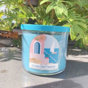 Bath and Body Works Ocean Driftwood three-wick candle
